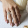 ANILLO CIRCULOS ENTRELAZADOS