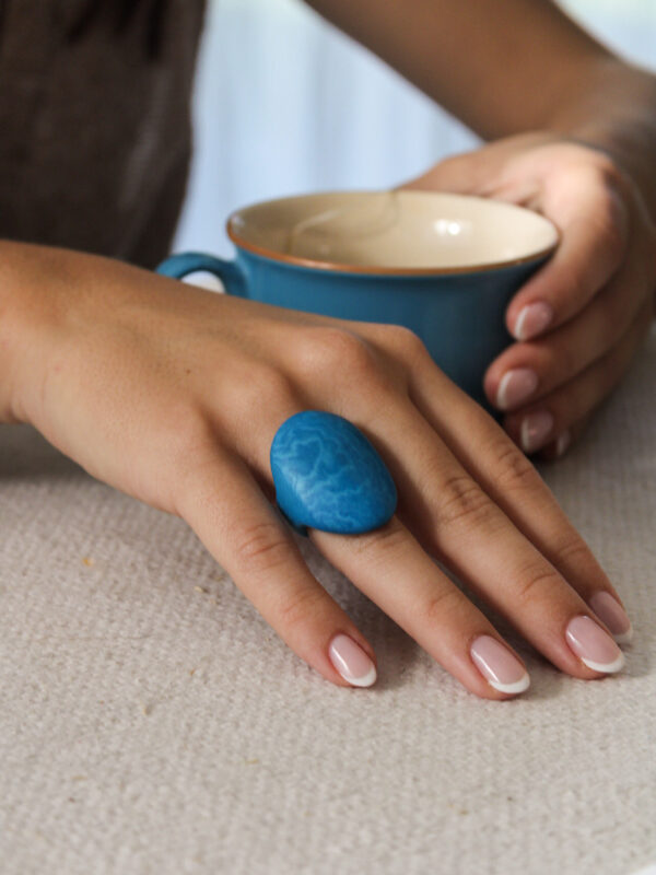 ANILLO TAGUA CELESTE