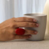 ANILLO TAGUA ROJO