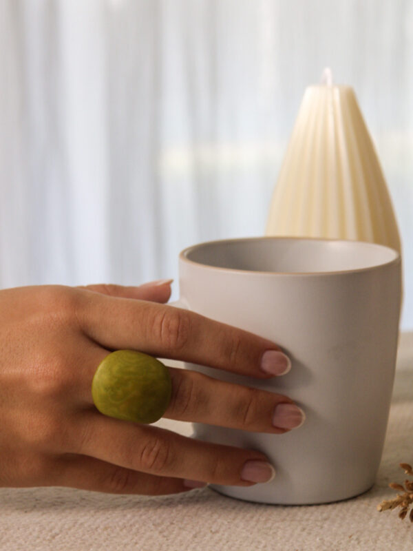 ANILLO TAGUA VERDE