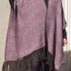 RUANA ESPIGADA VIOLETA