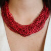 COLLAR CORTO ROJO