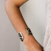 BRAZALETE ANCHO NEGRO (01)