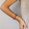 BRAZALETE ANGOSTO ROJO