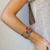BRAZALETE HEBILLA ROJO