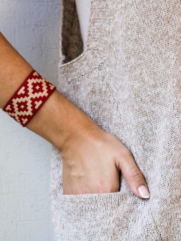 BRAZALETE HEBILLA ROJO