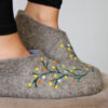 PANTUFLAS FLORES AMARILLAS
