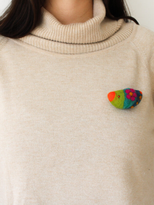 PRENDEDOR PAJARO FIELTRO
