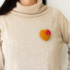 PRENDEDOR CORAZON FIELTRO