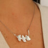 COLLAR GINKGO BILOBA TRIPLE