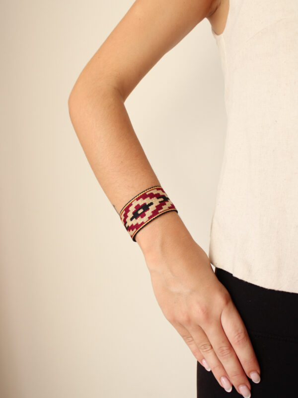 BRAZALETE HEBILLA MORADO