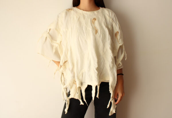 PONCHO BLANCO