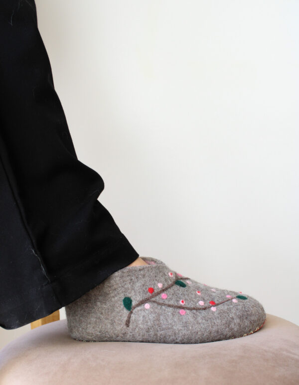 PANTUFLAS FLORES