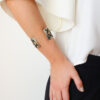 BRAZALETE ANCHO NEGRO (02)