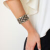 BRAZALETE ANCHO NEGRO (02)
