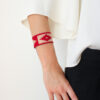 BRAZALETE HEBILLA ROJO (02)