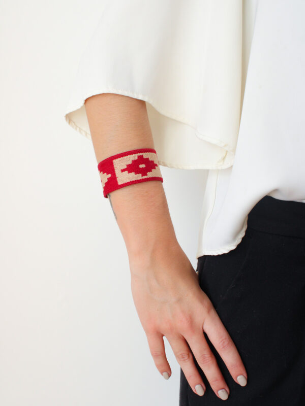 BRAZALETE HEBILLA ROJO (02)