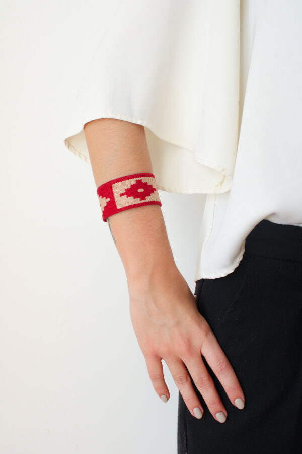 BRAZALETE HEBILLA ROJO (02)