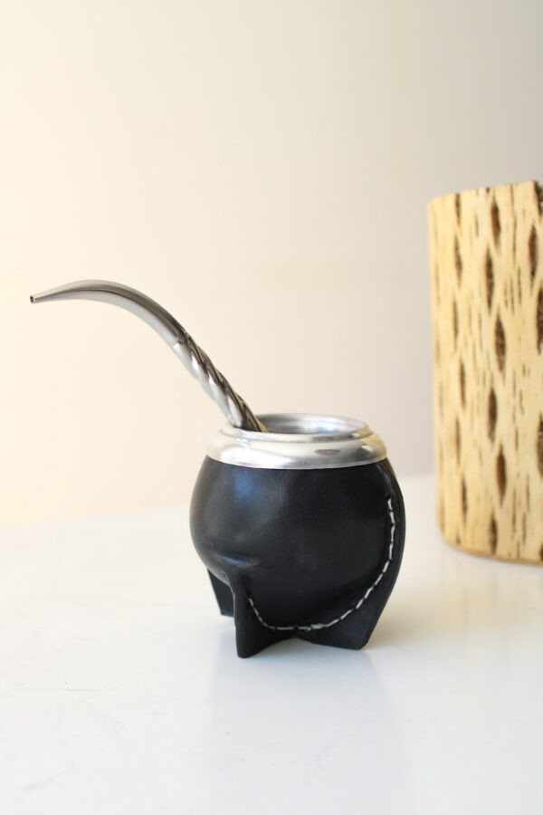 MATE CALABACITA CUERO