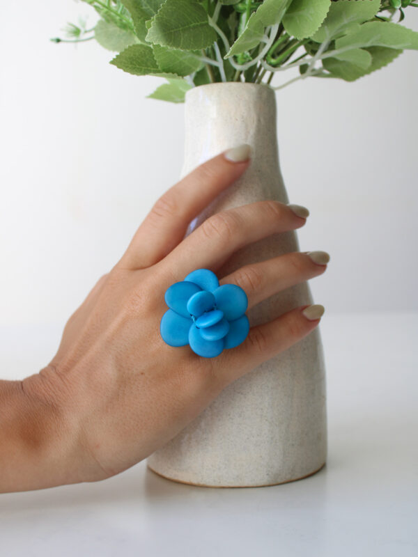 Anillo tagua 1 ANILLO TAGUA FLOR