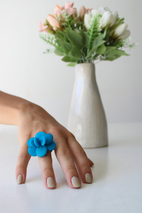 Anillo tagua ANILLO TAGUA FLOR