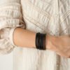 IMG_0274 BRAZALETE HEBILLA CUERO NEGRO